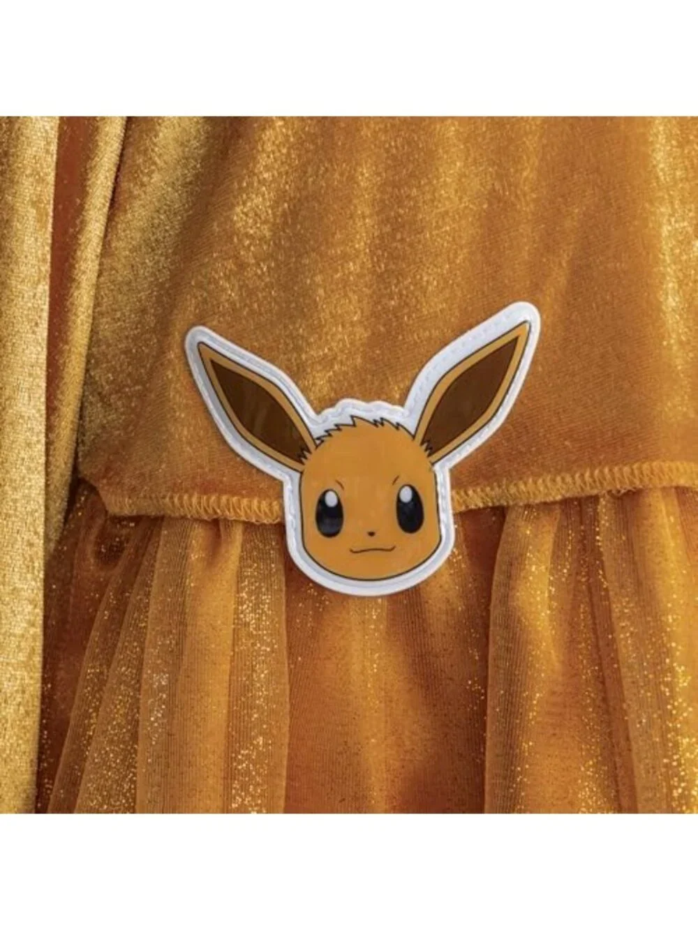 Adorable Eevee Costume Dress for Girls - Hooded Outfit, Perfect for Dress-Up